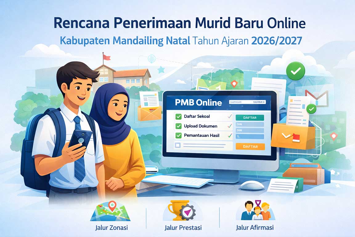 Rencana SPMB Online Mandailing Natal Tahun Ajaran 2026/2027